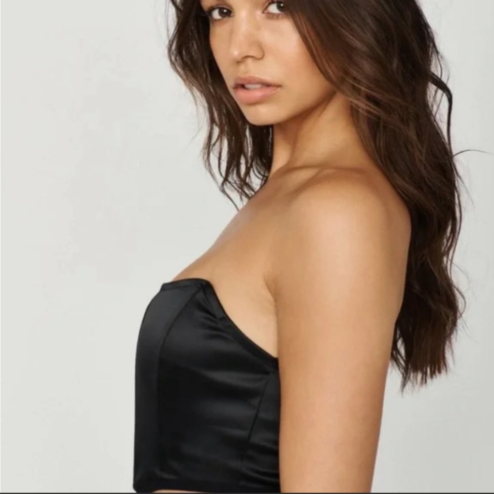 Garage Karina Satin Corset Top